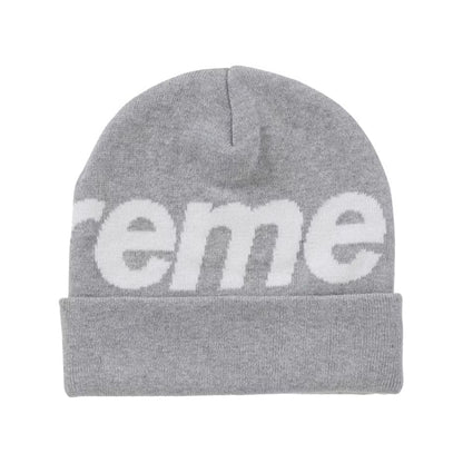 Supreme Big Logo Beanie (FW24) Ash Grey