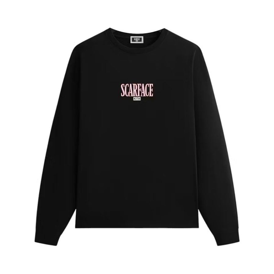 Kith x Scarface Tony Montana L/S Tee Black