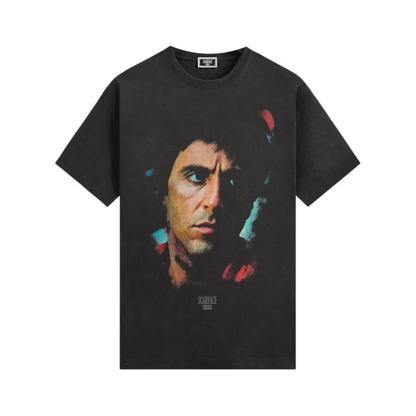 Kith x Scarface Tony Portrait Vintage Tee Black