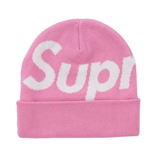 Supreme Big Logo Beanie (FW24) Pink