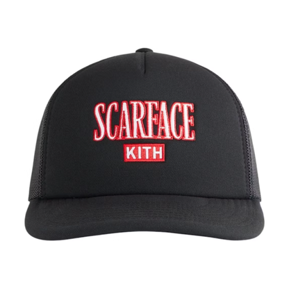 Kith x Scarface Poly Foam Nolan Trucker Hat Black