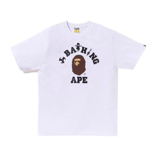 BAPE Ninja College Tee White