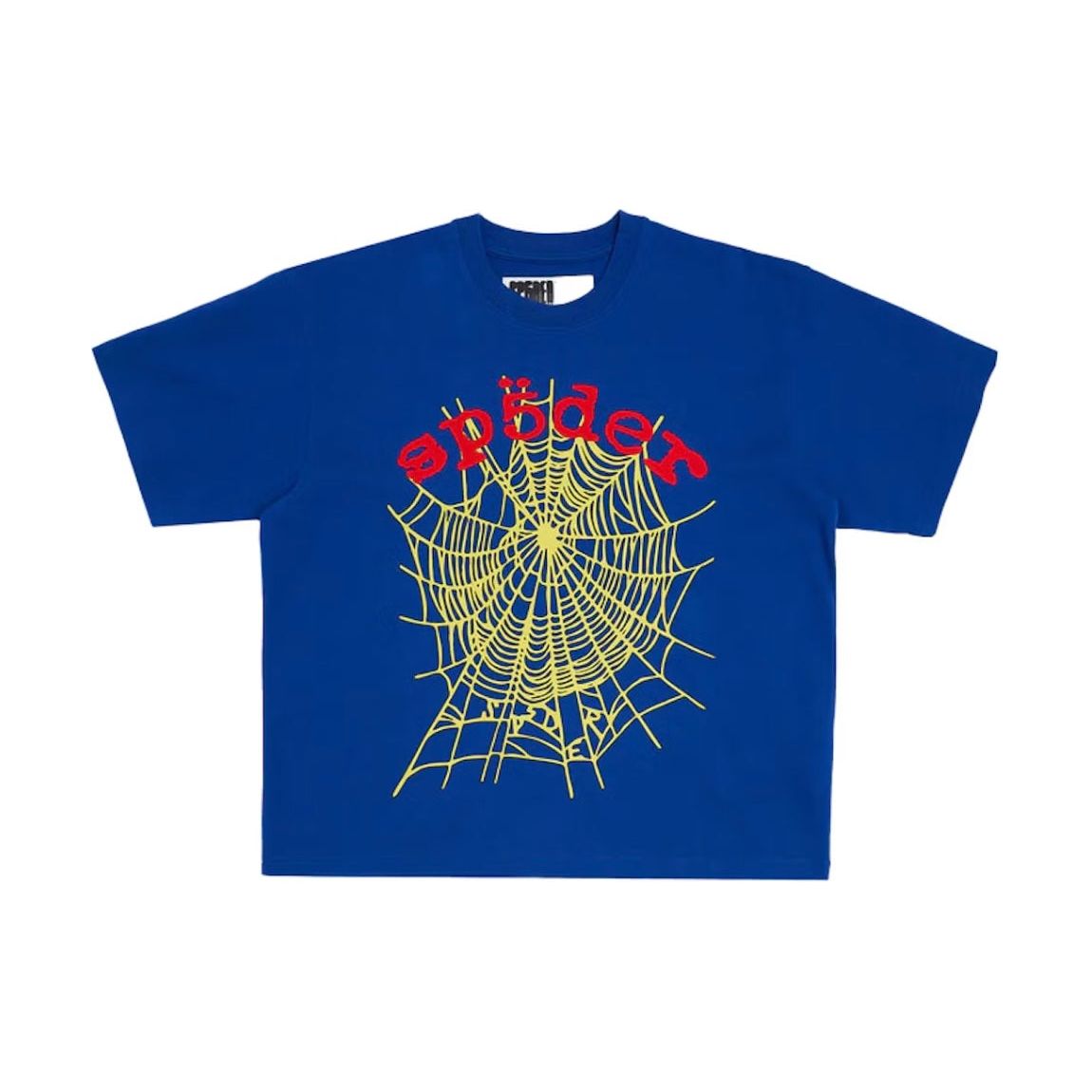 Sp5der OG Logo V2 Heavyweight Tee Navy