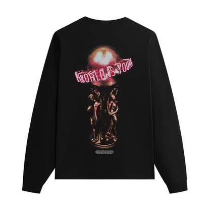 Kith x Scarface Statue L/S Pocket Tee Black