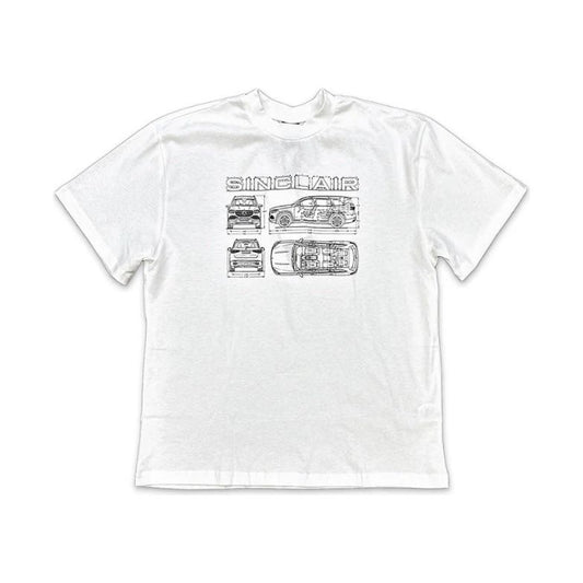 Sinclair Blueprint Tee White