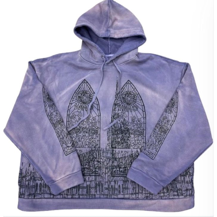 Who Decides War Purple Cathedral Hoodie