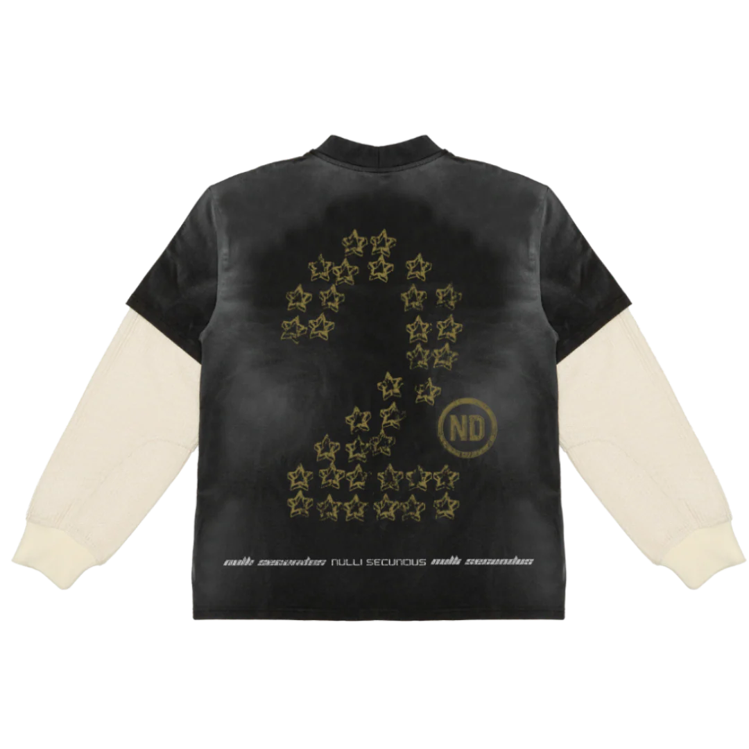 Nulli Racing Thermal L/S T-Shirt Washed Black/Cream