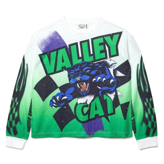 Vale Forever Valley Cat Thermal L/S T-Shirt White