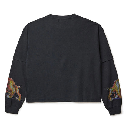 Vale Forever War Dog Thermal L/S T-Shirt Black