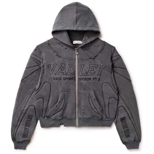 Vale Forever Armor Thermal Padded Zip-Up Hoodie Black