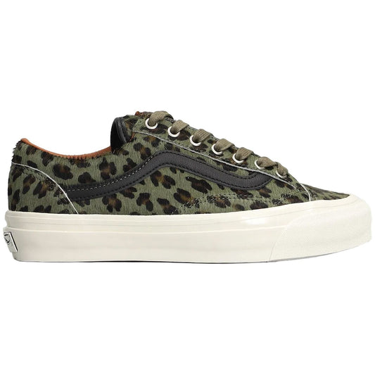 Vans LX Old Skool 36 Pony Cheetah Olive