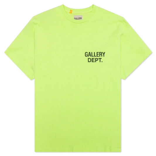 Gallery Dept. Souvenir Tee Lime Green