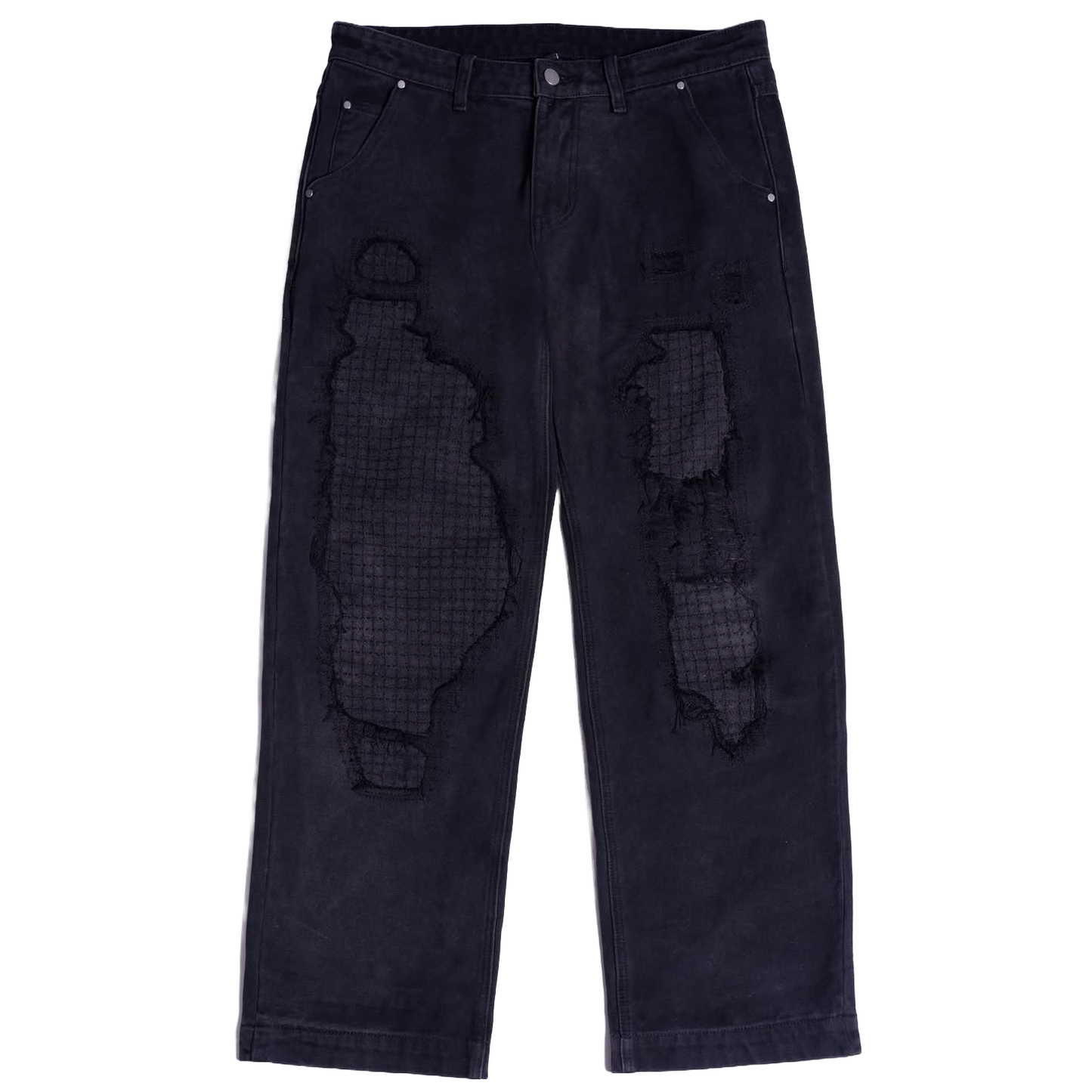 Vincent Corp. Canvas Repair Pants Black