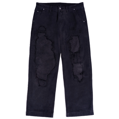 Vincent Corp. Canvas Repair Pants Black