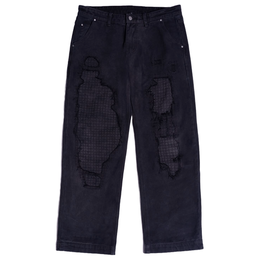 Vincent Corp. Canvas Repair Pants Black