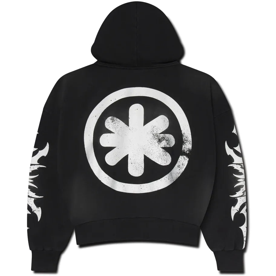 LOSTSHDWS Acid Wash Zip-Up Hoodie Black (ComplexCon Exclusive)