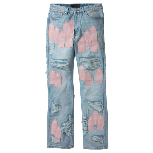 Who Decides War Easter Pink Denim Sky Rose