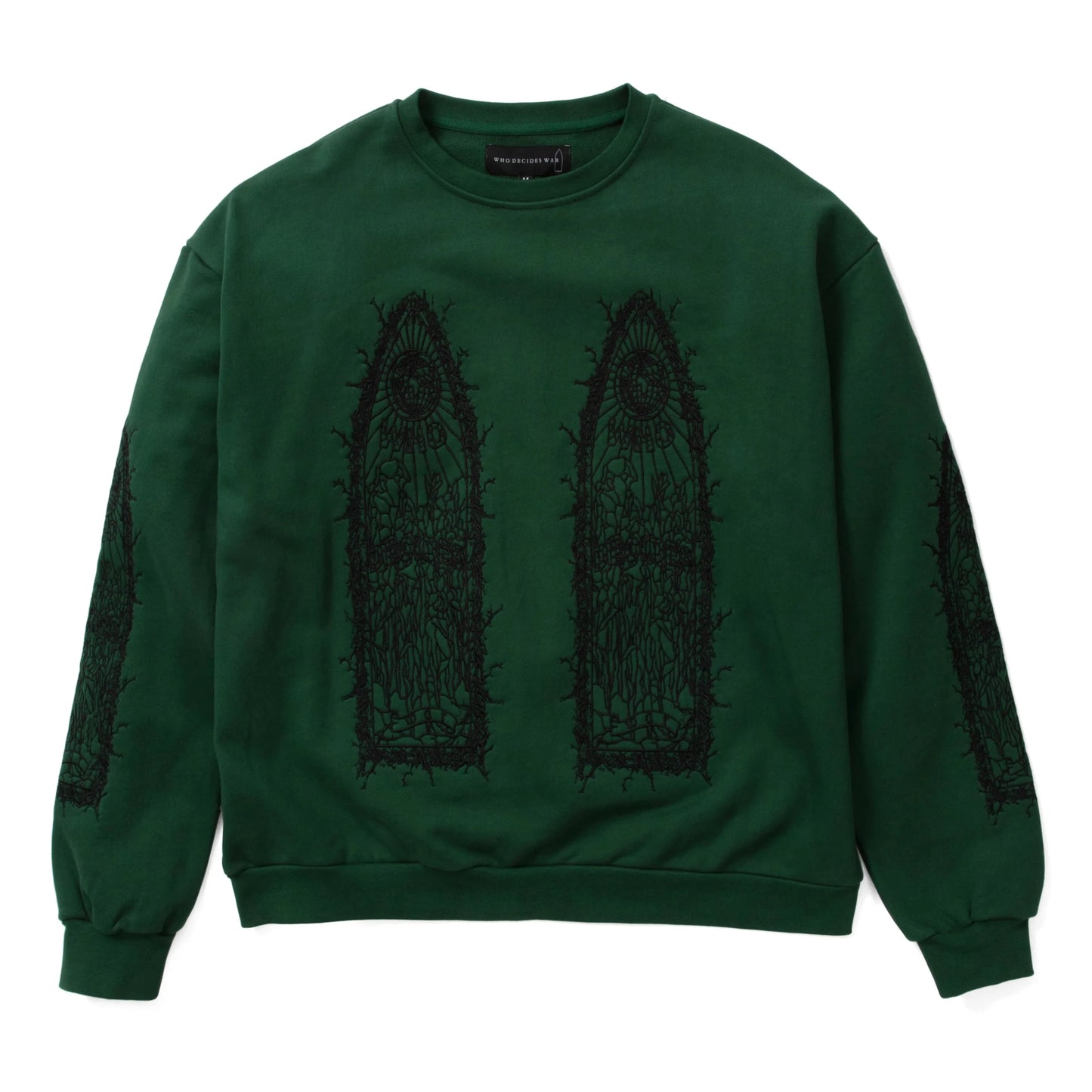 Who Decides War Thorned Pullover Emerald