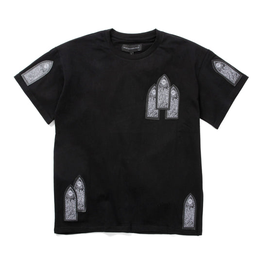 Who Decides War Leather Window Jersey T-Shirt Coal