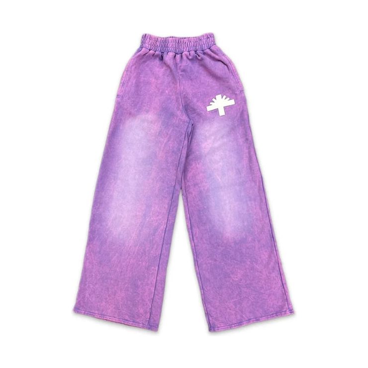 Vertabrae C-7 Sweatpants Washed Purple