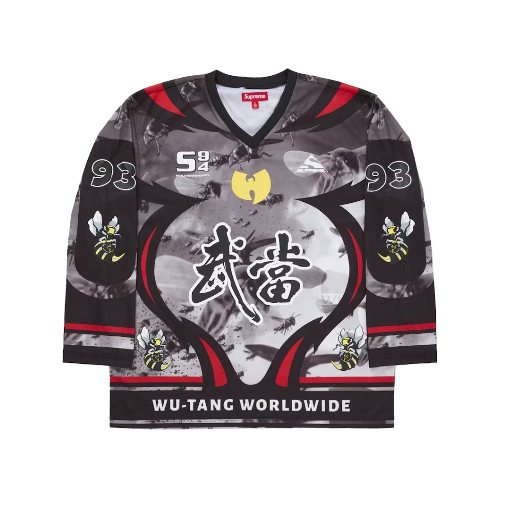 Supreme Wu-Tang Clan Hockey Jersey Black