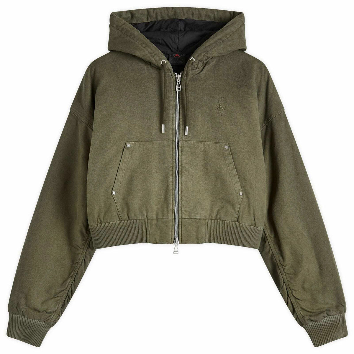 Jordan x Travis Scott Hooded Canvas Jacket Cargo Khaki (Women's)