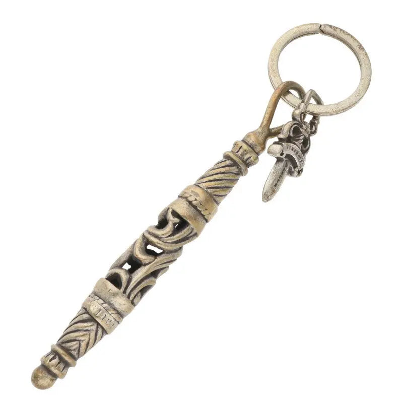 Chrome Hearts Silver Celtic Roller Dagger Key Ring
