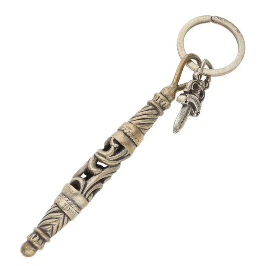 Chrome Hearts Silver Celtic Roller Dagger Key Ring