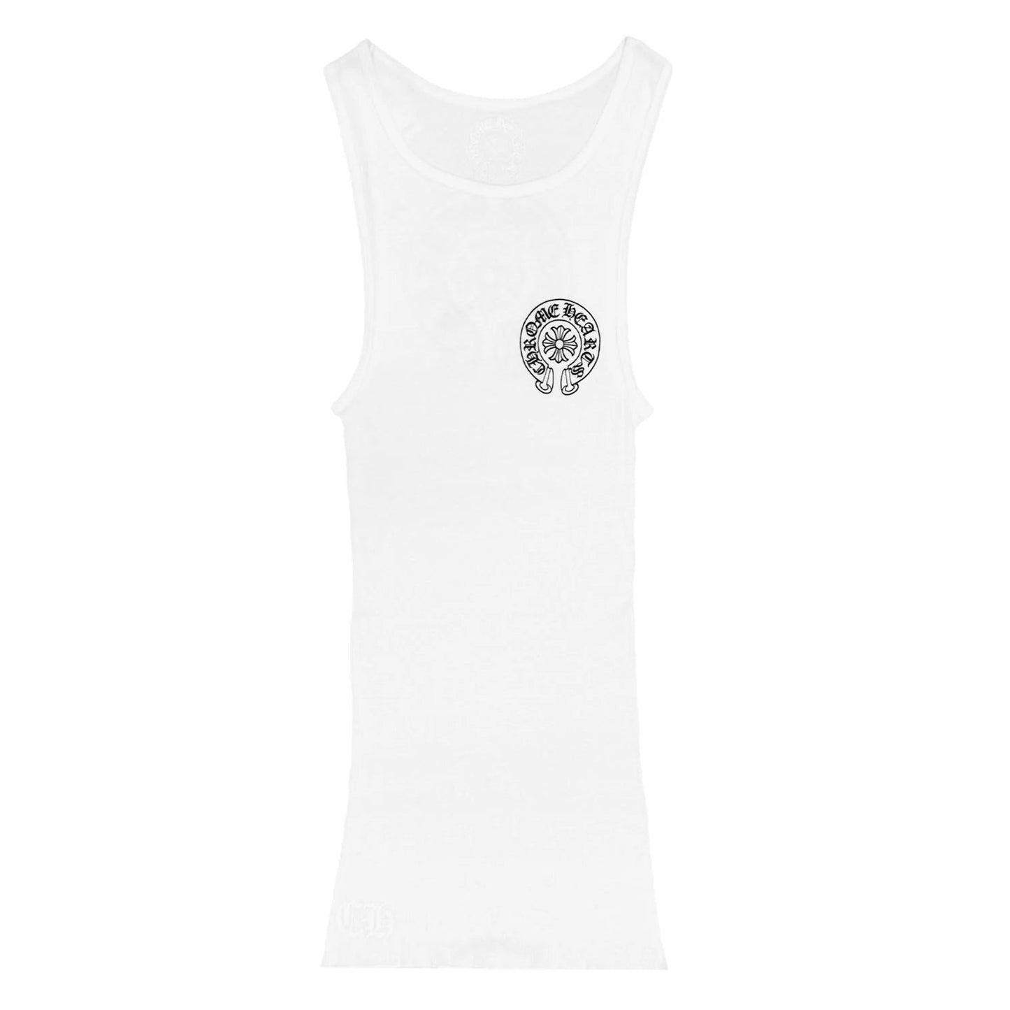 Chrome Hearts Horseshoe Rib Tank White