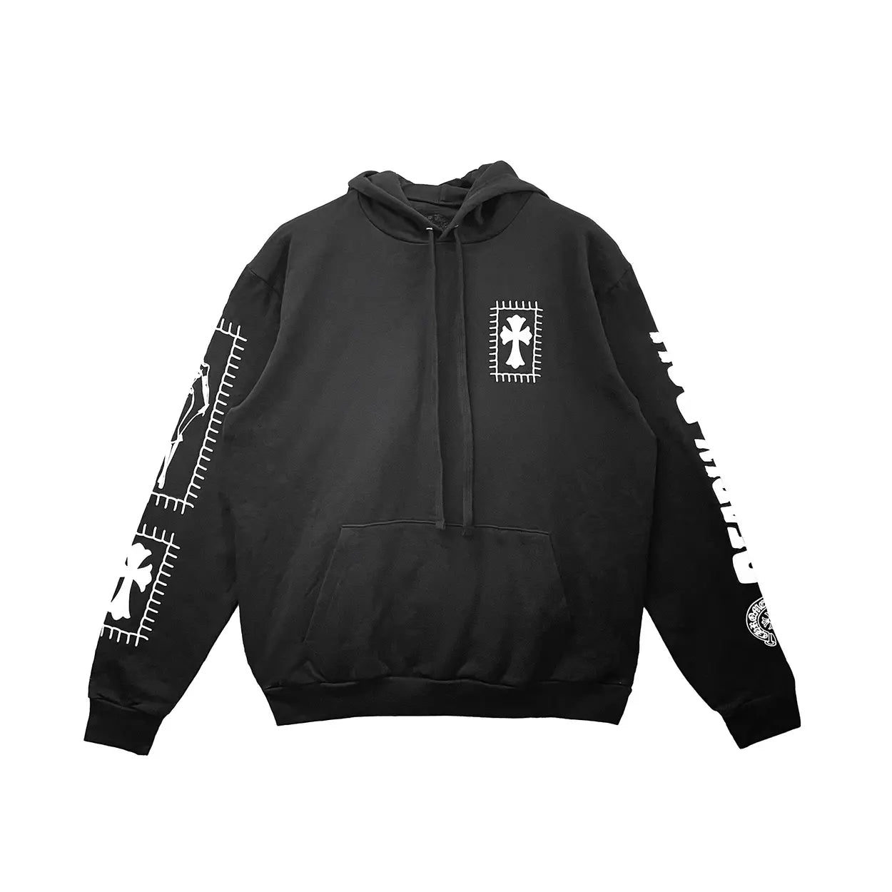 Chrome Hearts Deadly Doll Horseshoe Hoodie Black