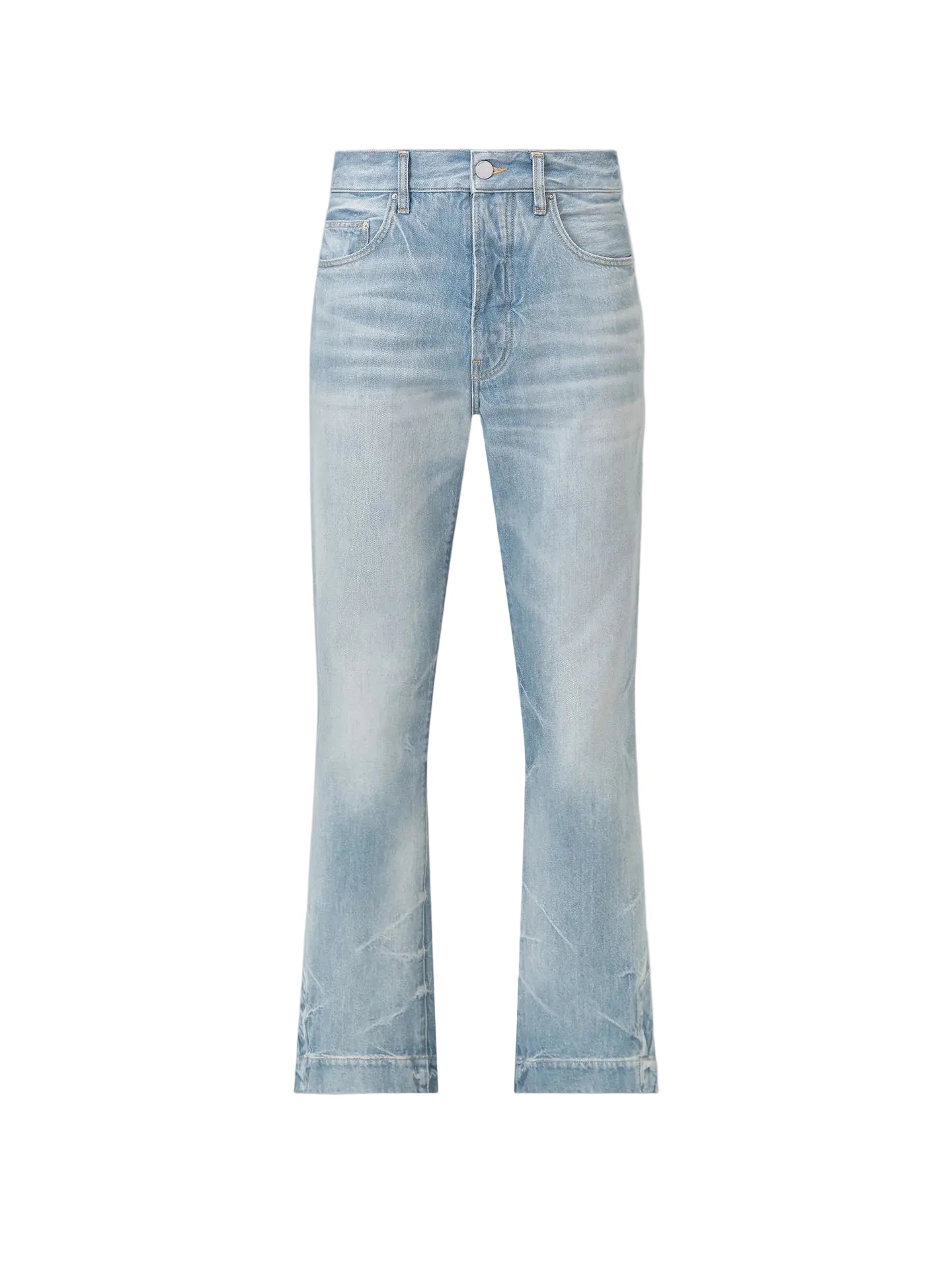 Amiri Straight Flare Jean Faded Indigo