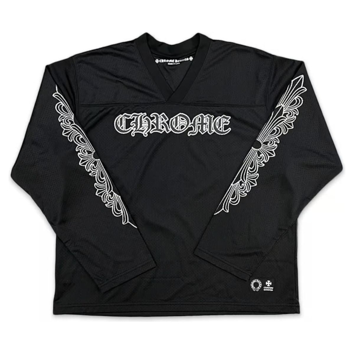 Chrome Hearts Sports Mesh Warm Up Jersey Black