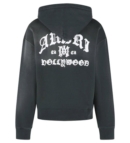 Amiri Hollywood Oversized Hoodie Black