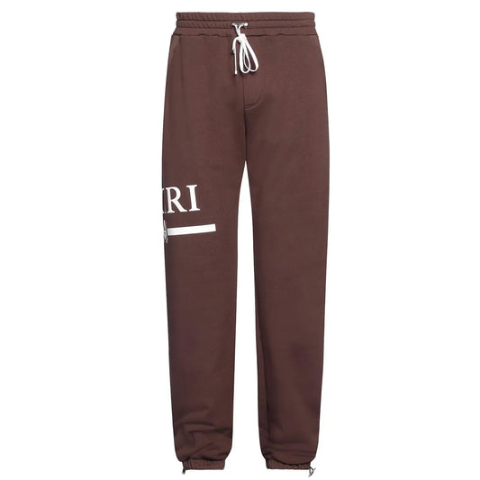Amiri MA Bar Logo Sweatpants Brown
