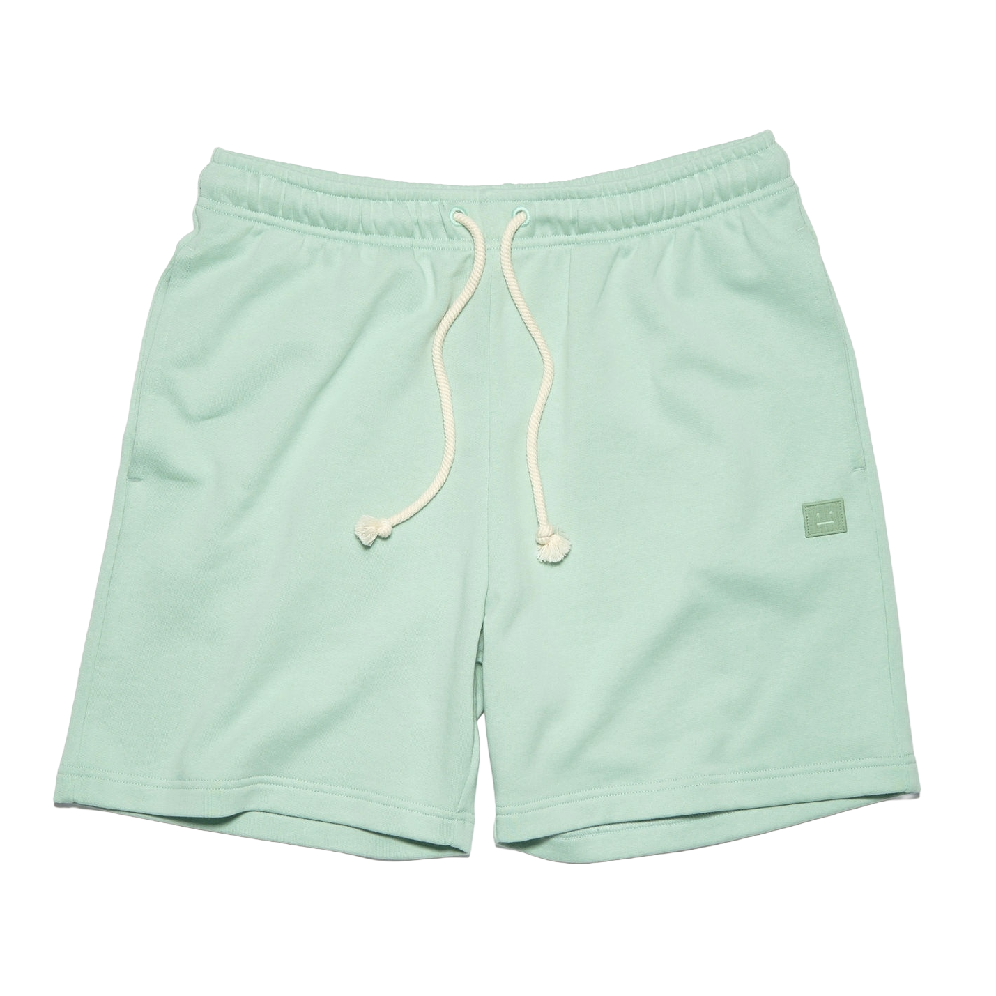 Acne Studios Cotton Sweat Shorts Soft Green