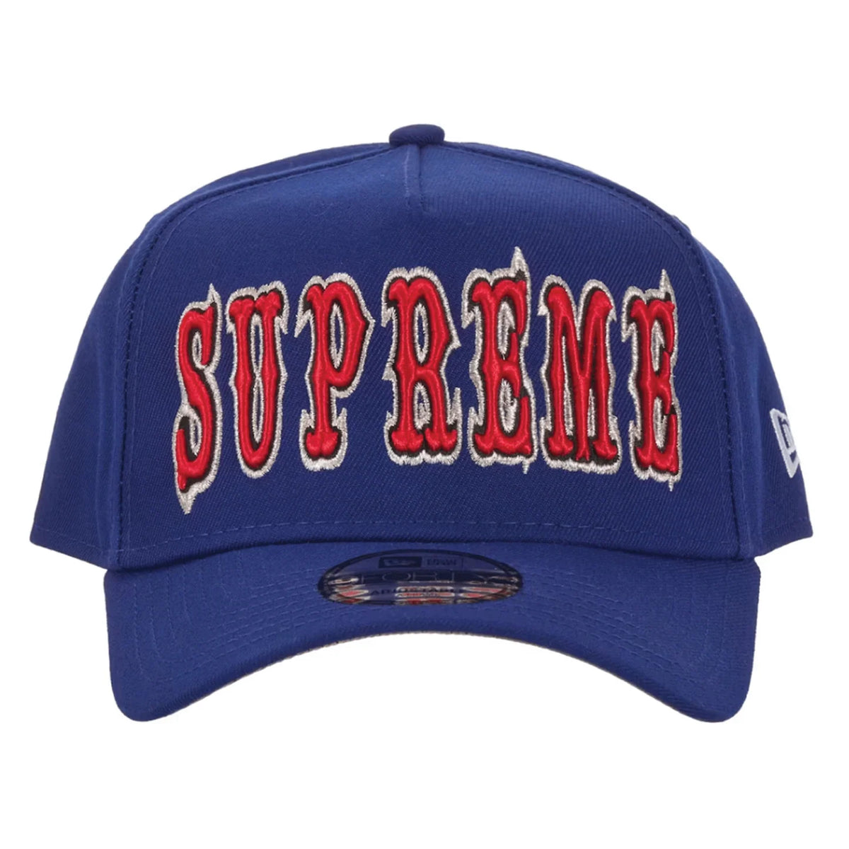 Supreme Gothic Outline Adjustable New Era 59Fifty Fitted Cap Royal