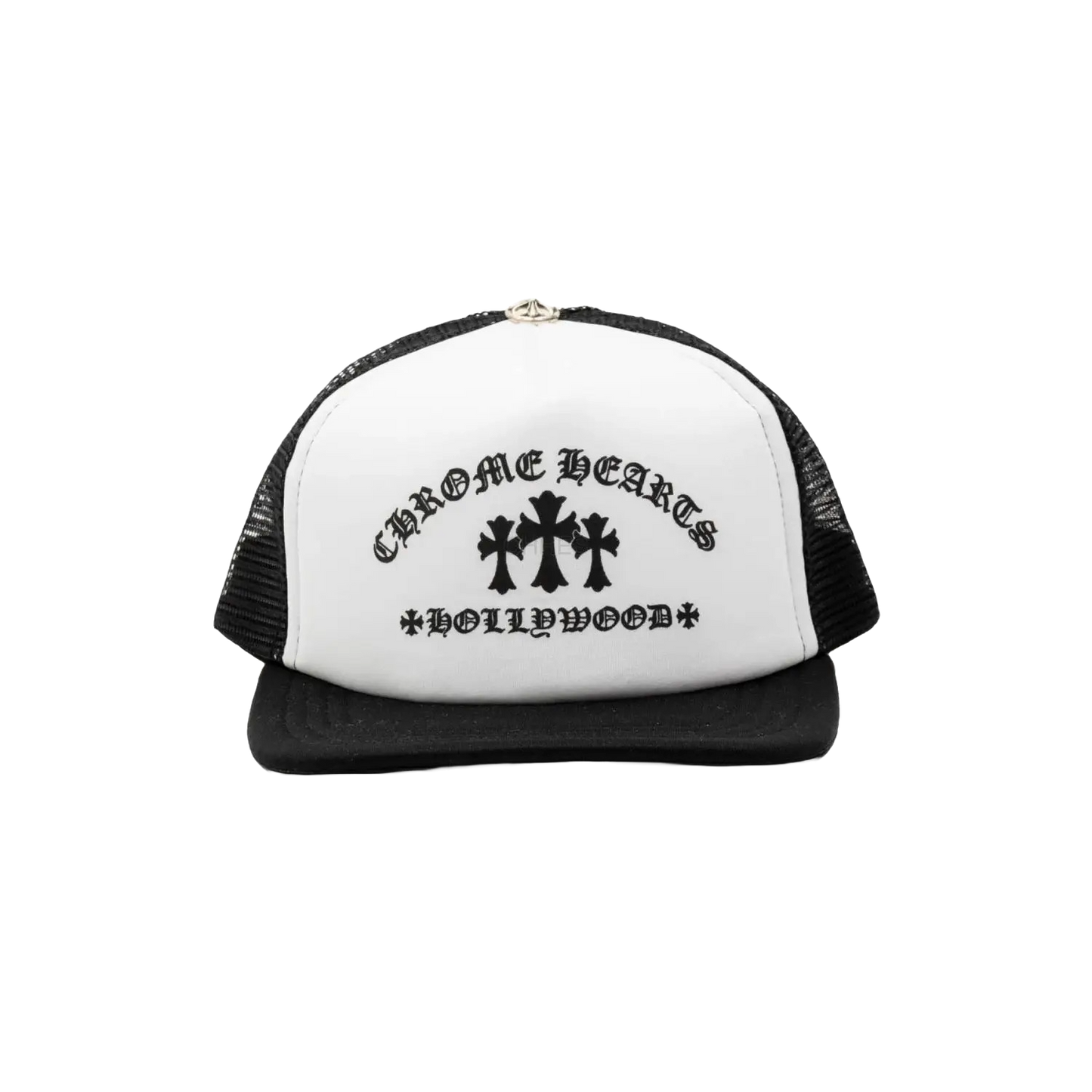 Chrome Hearts King Taco Trucker Hat Black/White