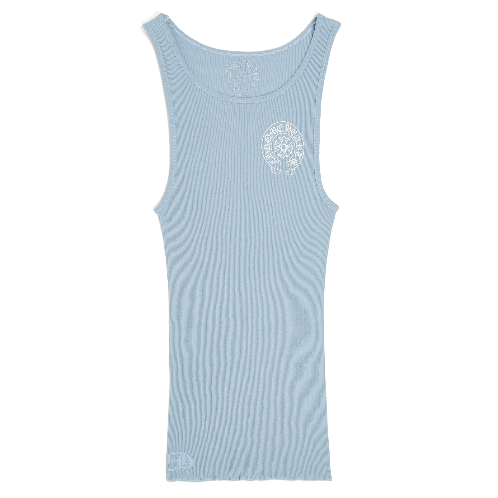 Chrome Hearts Baby Blue Rib Tank Blue Chrome Hearts Baby Blue Rib Tank Blue