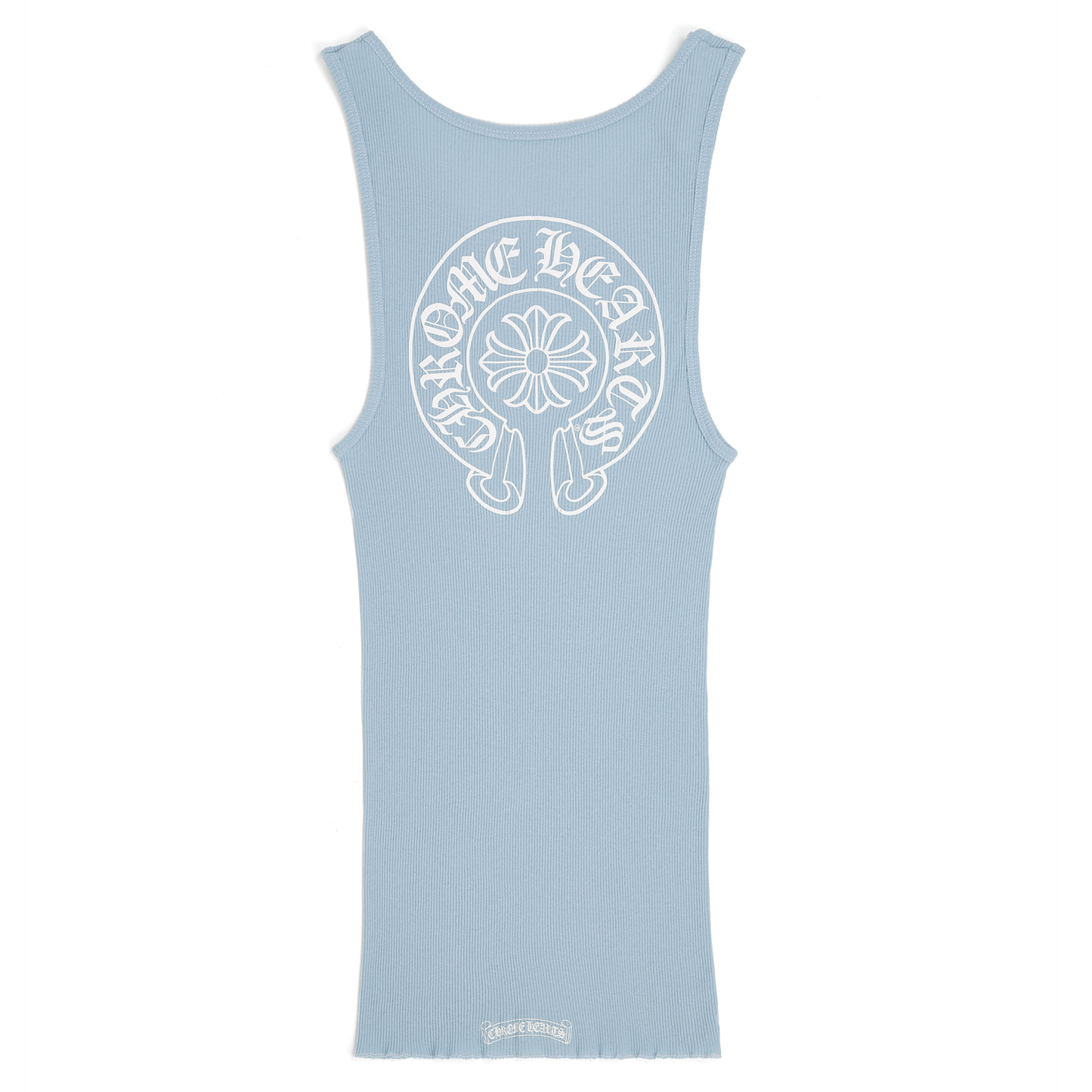 Chrome Hearts Horseshoe Rib Tank Baby Blue