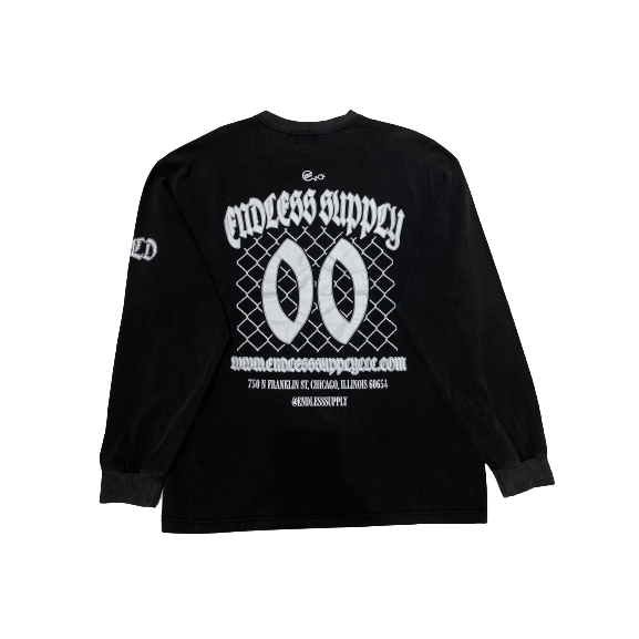 Endless Supply Dead Dunk L/S T-Shirt Black