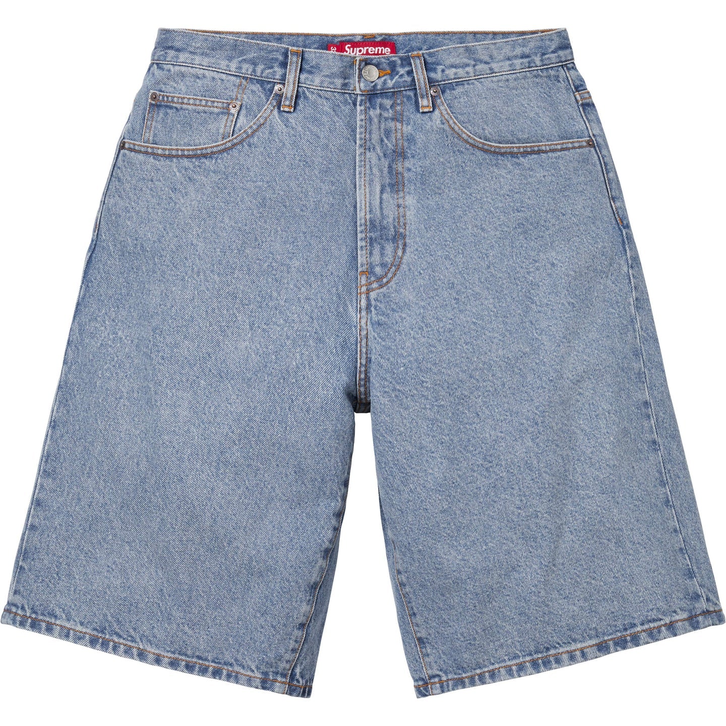 Supreme Baggy Denim Short Washed Indigo