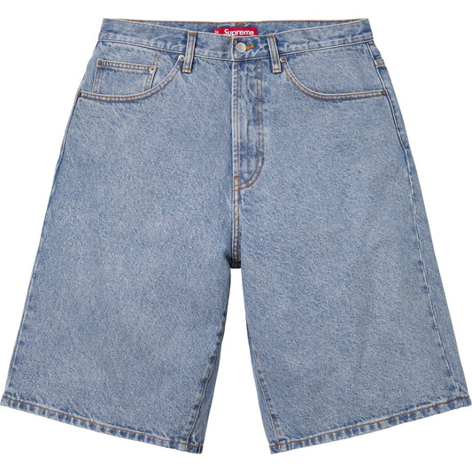 Supreme Baggy Denim Short Washed Indigo
