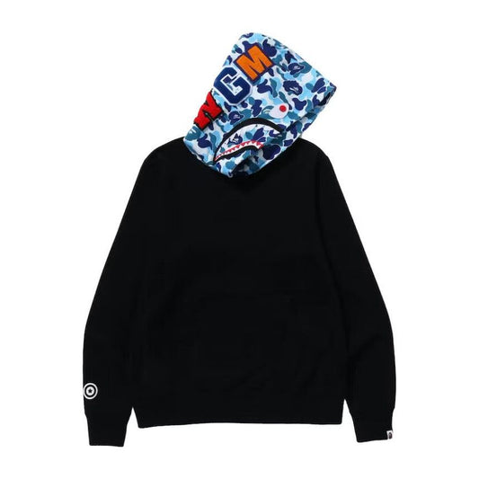 BAPE ABC Camo Shark Pullover Hoodie Black