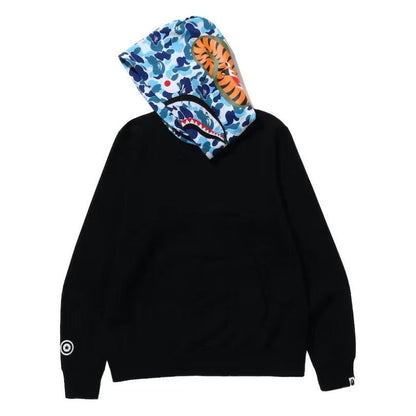 BAPE ABC Camo Shark Pullover Hoodie Black