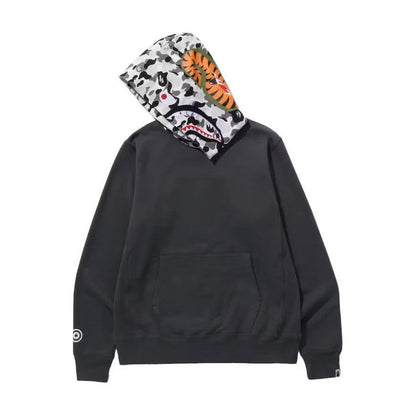 BAPE ABC Camo Shark Pullover Hoodie Charcoal