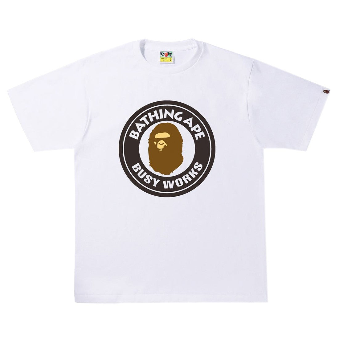 BAPE Busy Works Tee White