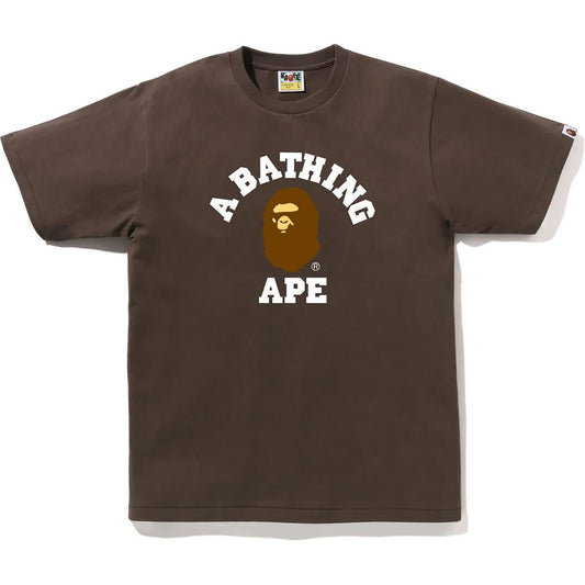 BAPE College Tee Brown