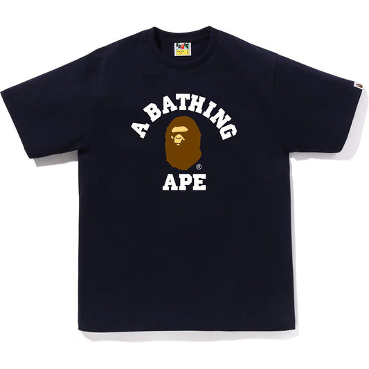 BAPE College Tee Navy