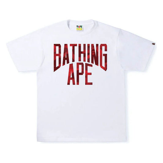 BAPE Color Camo NYC Logo Tee (SS22) White/Red