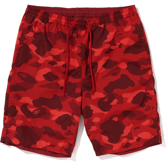 BAPE Color Camo Shark Reversible Shorts Red